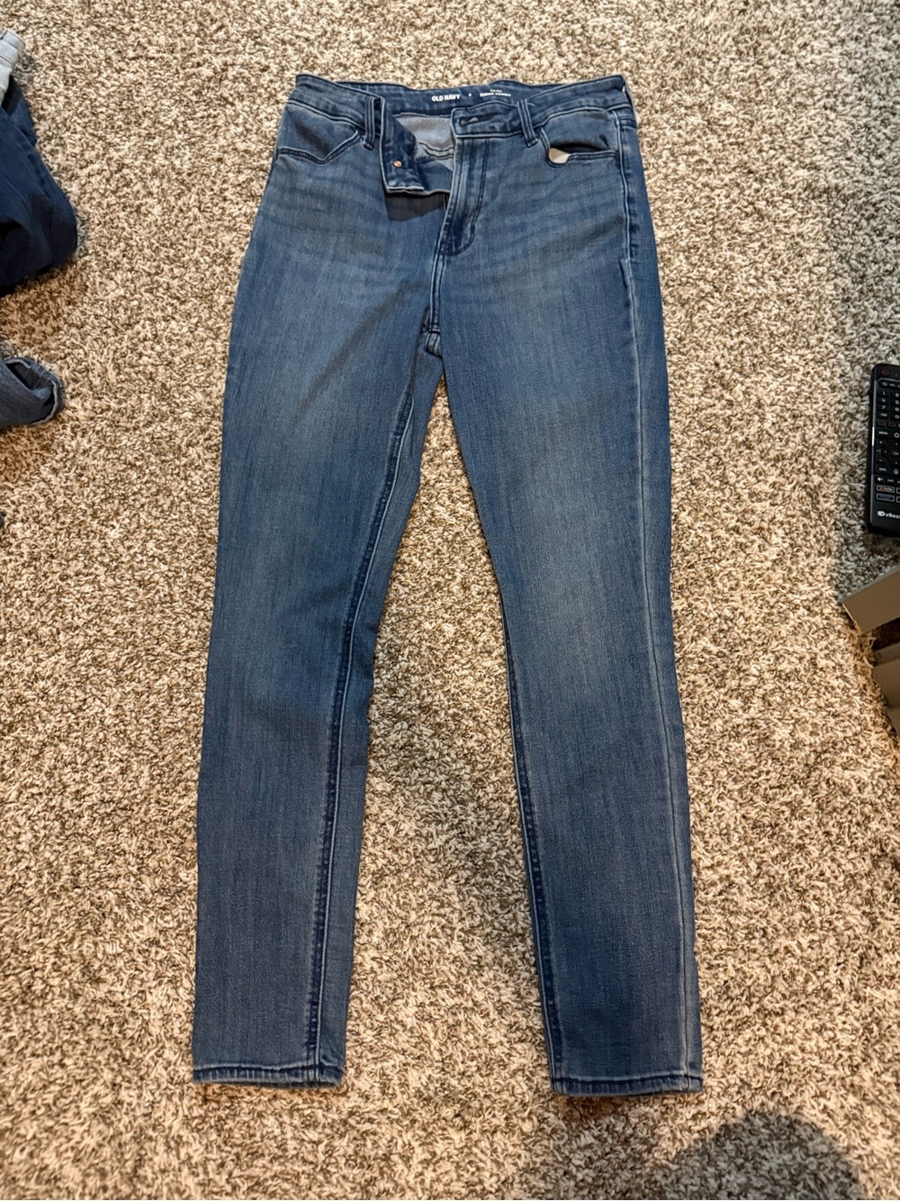 Old Navy Blue Skinny Stretch Jeans